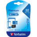 VERBATIM MicroSDHC karta 32GB Premium, U1