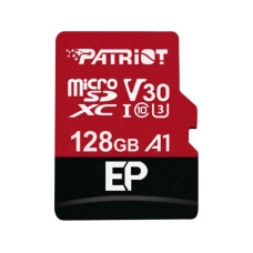 128GB microSDXC Patriot V30 A1, class 10 U3 100/80MB/s + adapter