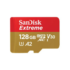 SanDisk Extreme microSDXC 128GB 190MB/s + adaptér