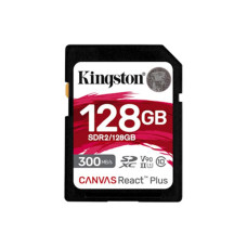 Kingston Canvas React Plus/SDHC/128GB/300MBps/UHS-II U3 / Class 10