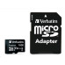 VERBATIM MicroSDHC karta 16GB Premium, U1 + SD adaptér