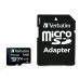 VERBATIM MicroSDXC karta 64GB Premium, U1 + adaptér