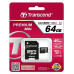 Transcend 64GB microSDXC UHS-I 400x Premium (Class 10) paměťová karta (s adaptérem)