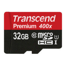 Transcend 32GB microSDHC UHS-I 400x Premium (Class 10) paměťová karta (bez adaptéru)