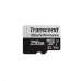 Transcend 256GB microSDXC 340S UHS-I U3 V30 A2 3D TLC (Class 10) paměťová karta (s adaptérem), 160MB/s R, 125MB/s W