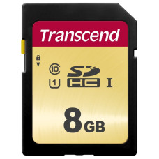 Transcend 8GB SDHC 500S (Class 10) UHS-I U1 (Ultimate) MLC paměťová karta