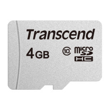 Transcend 4GB microSDHC 300S (Class 10) paměťová karta (bez adaptéru)