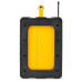 NEDIS digitální rádio/ stolní provedení/ výkon 15W/ FM/ Bluetooth/ IPX5/ napájení z baterie/síťové napájení/ černo-žluté