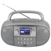 Soundmaster SCD7600TI/ DAB+/ Internet Wi-Fi rádio/ BT/ CD/ MP3/ LCD/ RDS/ USB/ AUX IN/ Stříbrný