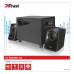 TRUST Reproduktory 2.1 Avora Subwoofer Speaker Set - black