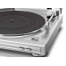 Denon DP-29F plně automatický gramofon, řemínkový pohon, zabudovaný MM předzesilovač stříbrný