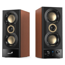 GENIUS repro SP-HF800BT/ 2.0/ Bluetooth 5.3/ 20W/ Dřevěné