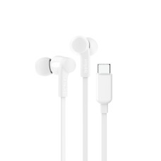 Belkin SOUNDFORM™ Sluchátka s USB-C konektorem, nastavitelný omezovač hlasitosti - bílá