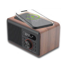 CARNEO W100 Rádio DAB+,FM,BT,Wireless charge WOOD