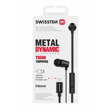 SWISSTEN SLUCHÁTKA EARBUDS DYNAMIC LIGHTNING YS500 CERNÁ