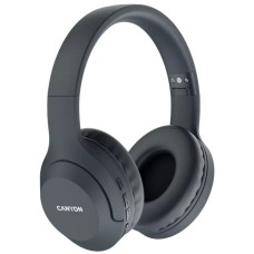 CANYON headset BTHS-3, USB-C, BT V5.1 JL6956, baterie 300mAh až 15h, 20Hz-20KHz, šedá