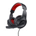 TRUST BASICS GAMING HEADSET/Stereo/Jack/Drát/Černá-červená