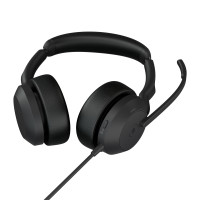 Jabra Evolve2 50/Stereo/ANC/USB-C/Drát/BT/Bezdrát/MS/Černá