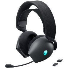 DELL AW720H/ Alienware Dual-Mode Wireless Gaming Headset/ bezdrátová sluchátka s mikrofonem/ černé