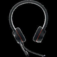 Jabra Evolve 20/Stereo/USB-C/Drát/Černá