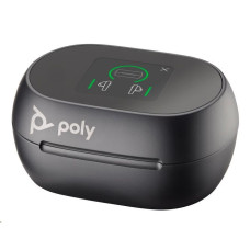 Poly bluetooth headset Voyager Free 60+ MS Teams, BT700 USB-A adaptér, dotykové nabíjecí pouzdro, černá