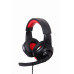 GEMBIRD sluchátka s mikrofonem GHS-U-5.1-01, gaming, 5.1 surround, černo-červená, USB