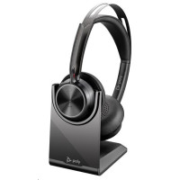 Poly bezdrátová náhlavní souprava Voyager Focus 2, BT700 USB-C adaptér, stereo, nabíjecí stojánek