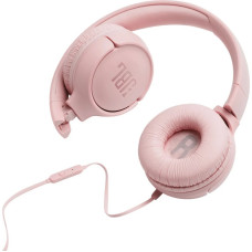 JBL Tune 500 - pink (Pure Bass, sklápěcí, Siri/Google Now)