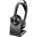 Poly Voyager Focus 2 bezdrátová náhlavní souprava, BT700 USB-A/USB-C adaptér, nabíjecí stojan, stereo