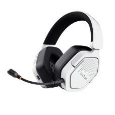 TRUST Herní sluchátka GXT 493W Carus, Bluetooth, 2.4GHz, bílá