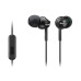 SONY sluchátka MDR-EX110AP, handsfree, černé