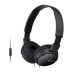 SONY sluchátka MDR-ZX110AP handsfree, černé