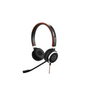 Jabra Evolve 40/Stereo/Jack/Drát/Černá