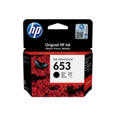 HP 653 6 ml černá originální