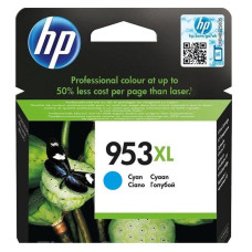 HP 953XL azurová inkoustová kazeta, F6U16AE