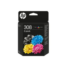 HP 308 2-balení černá, ?lutá,