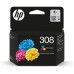 HP/Ink 308 Tri-color Original Ink Cart