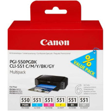 Canon cartridge PGI-550/CLI-551 PGBK/C/M/Y/BK/GY Multi Pack