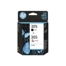 HP 305 2-balení černá, barva