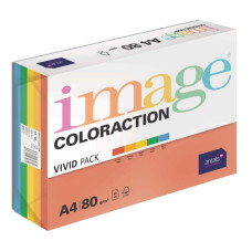 Kancelářský papír Image Coloraction A4/80g, Mix intenzivní 5x20, mix - 100