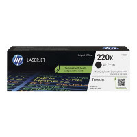 HP 220X Black Original LaserJet Toner Cartridge (7,500 pages)