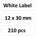 Niimbot štítky RP 12x30mm 210ks White pro D11 a D110