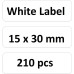 Niimbot štítky RP 15x30mm 210ks White pro D11 a D110