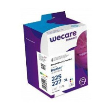 WECARE ARMOR cartridge pro BROTHER MFC-J4420DW, MFC-J4620DW (LC227/225XL CMYK) černá/black+C+M+Y 27ml/3x13ml