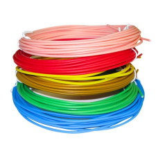 XtendLan nízkoteplotní filament PCL pro 3D pera, 6 barev, každá barva 5m  1,75mm červ/zelená/modr/žlutá/růžová/zlatá