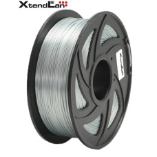 XtendLAN PLA filament 1,75mm lesklý stříbrný 1kg