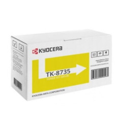 Kyocera toner TK-8735Y - 40 000 stran A4 (při 5% pokrytí), pro TASKalfa7353/8353ci, žlutý