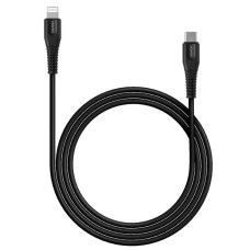 CANYON nabíjecí kabel USB-C/Lightning MFI-4, Power delivery 18W, Apple certifikát, délka 1.2m, černá