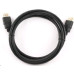 Gembird kabel HDMI High speed (M - M), pozlacené konektory, 1 m, černý, bulk balení