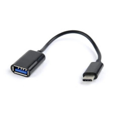 Gembird adaptér OTG USB 2.0 (F) / USB-C, kabel 0,2m